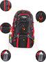 45 Liter Erwachsene Wanderrucksack Trekkingrucksack Rucksack Verschidene Farben