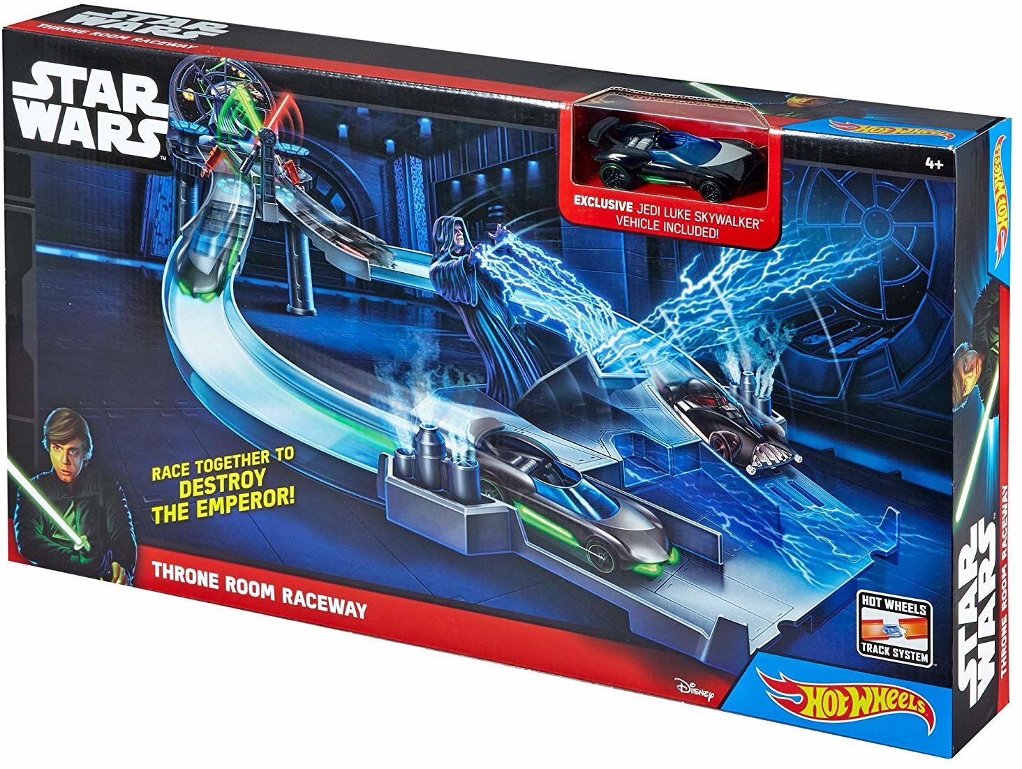 Mattel Hot Wheels Star Wars Track Set Assortito CHB13 Autorennbahn inkl. 1x Auto