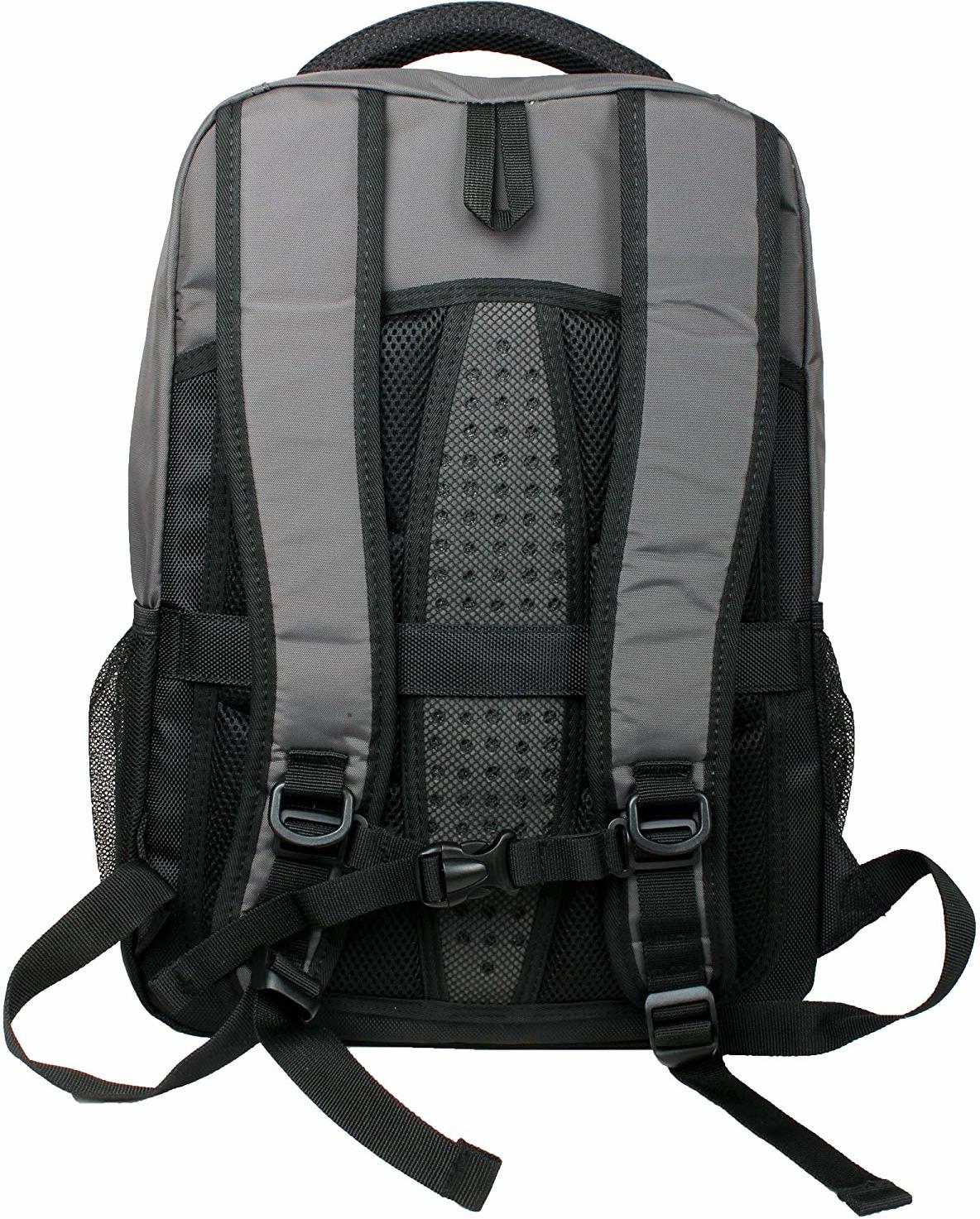 Upixel Trends Double Backpack Rucksack, 43 cm, 15.0 L(Schwarz/Magenta)