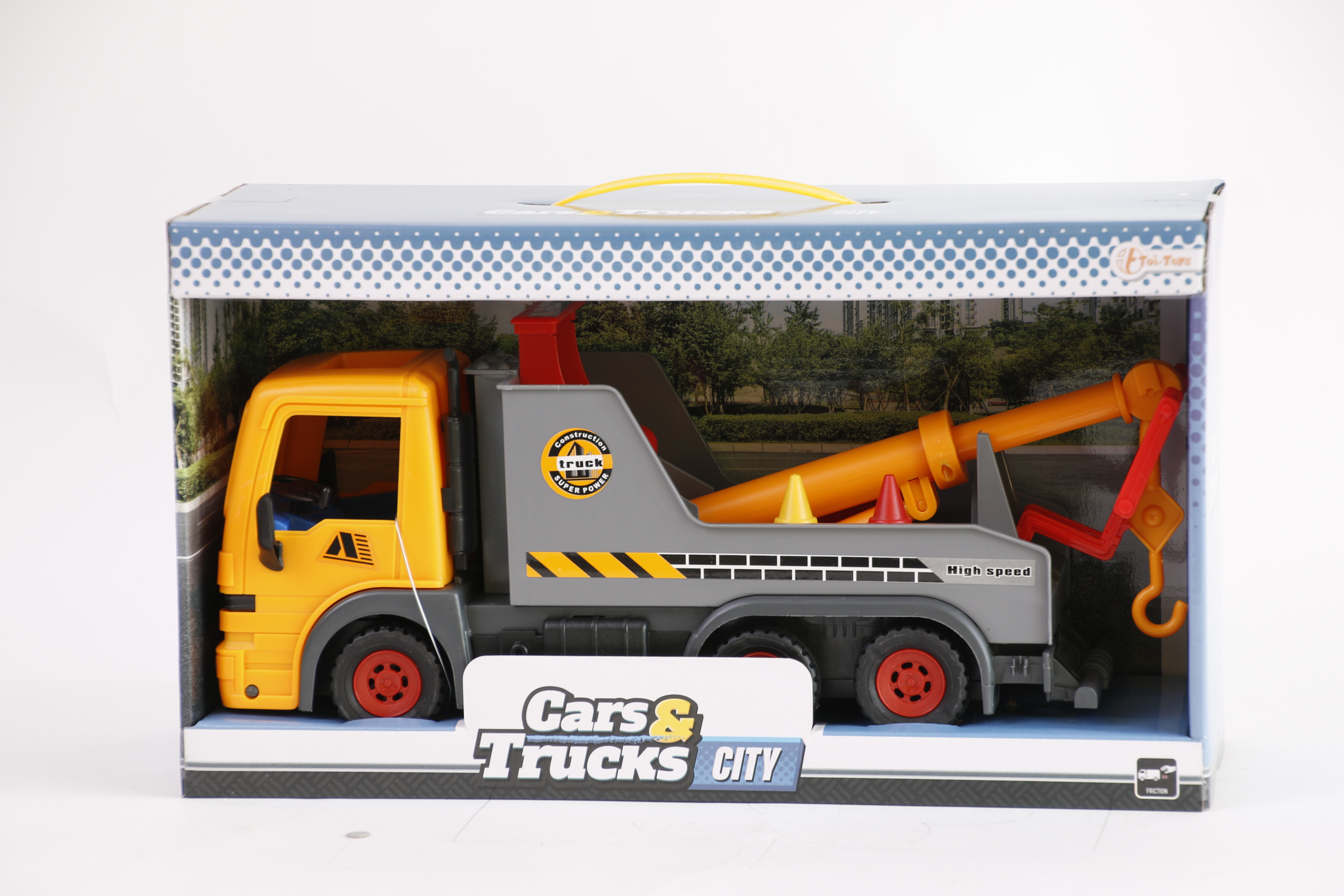 Abschleppwagen Abschlepp-LKW Truck in Orange 35cm online kaufen