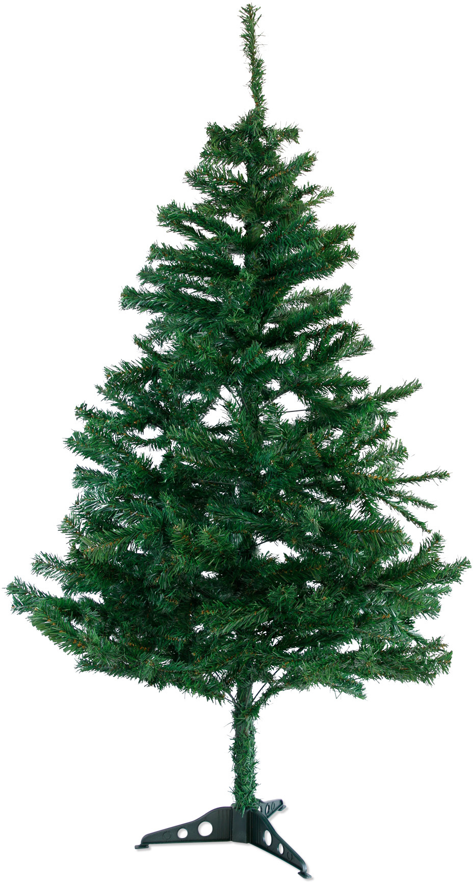 180cm künstlicher Weihnachtsbaum Christbaum Tannenbaum mit Metallständer, Schneller Montage und Faltung (180cm, Grün PVC)