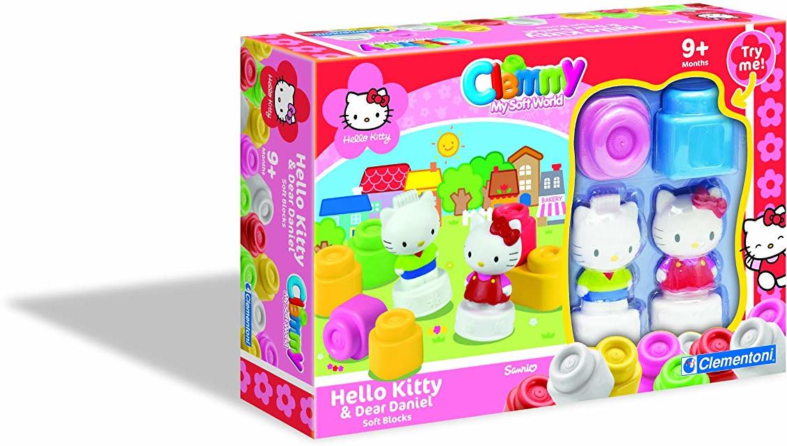 Clementoni 91975 - Hello Kitty - Clemmy - Softbausteineset