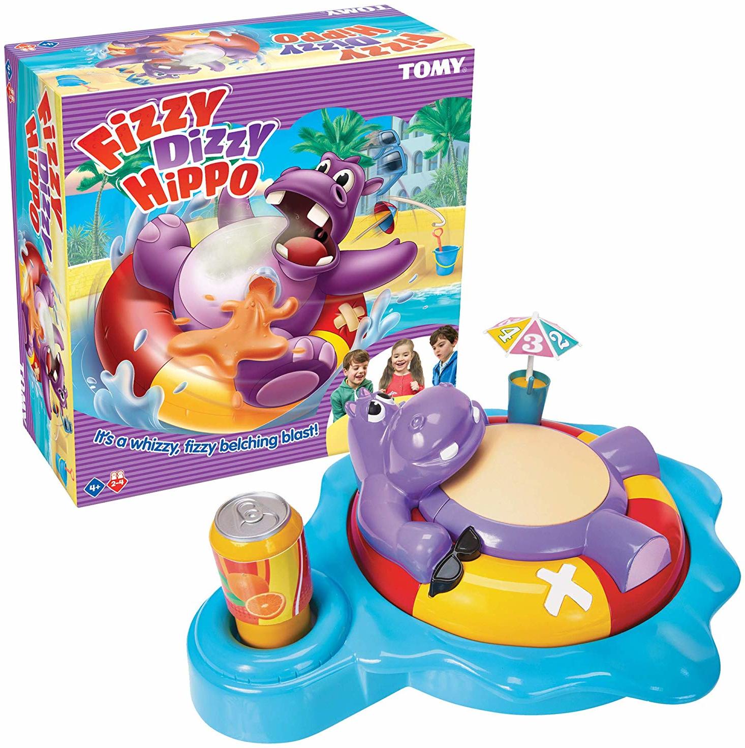 TOMY T72606EN Fizzy Dizzy Hippo-Spiel