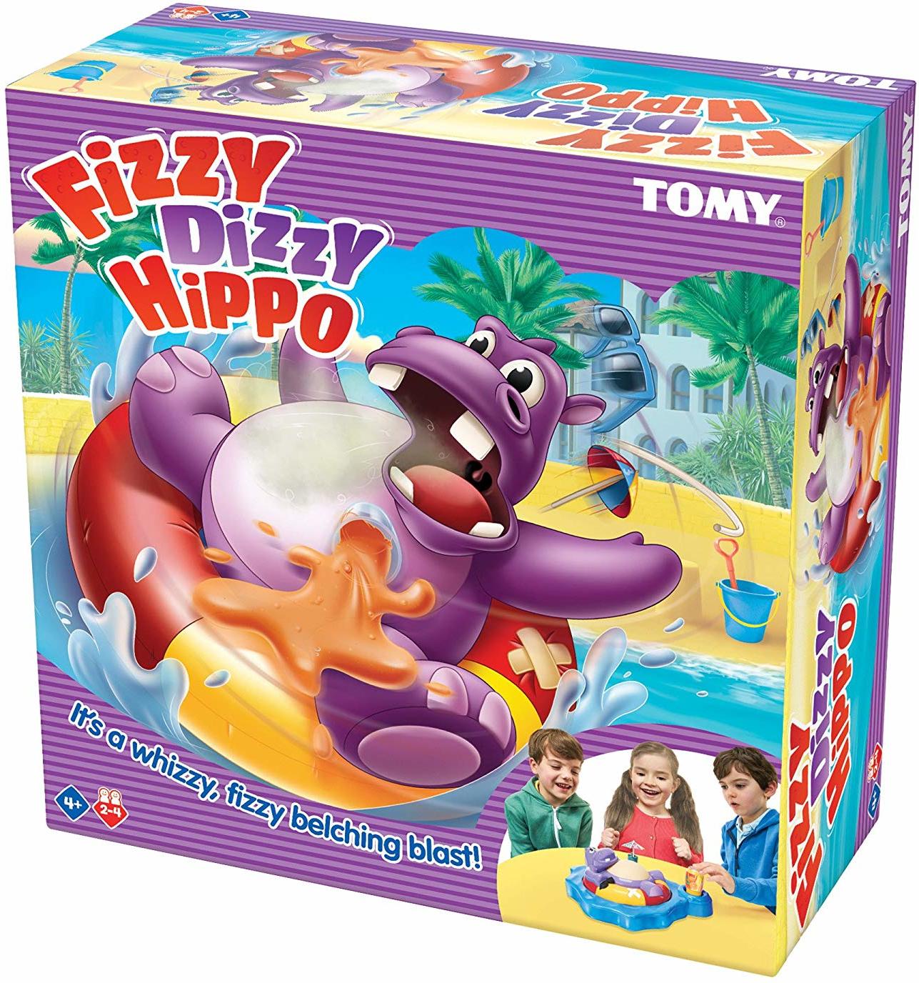 TOMY T72606EN Fizzy Dizzy Hippo-Spiel