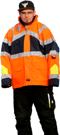 Seyn Workfasion 3 in 1 Arbeitswetterjacke Wasserdicht mit herausnehmbaren Plarfleece, Grösse XXL