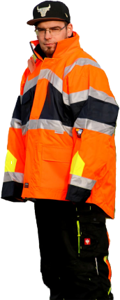 Seyn Workfasion 3 in 1 Arbeitswetterjacke Wasserdicht mit herausnehmbaren Plarfleece, Grösse XXL