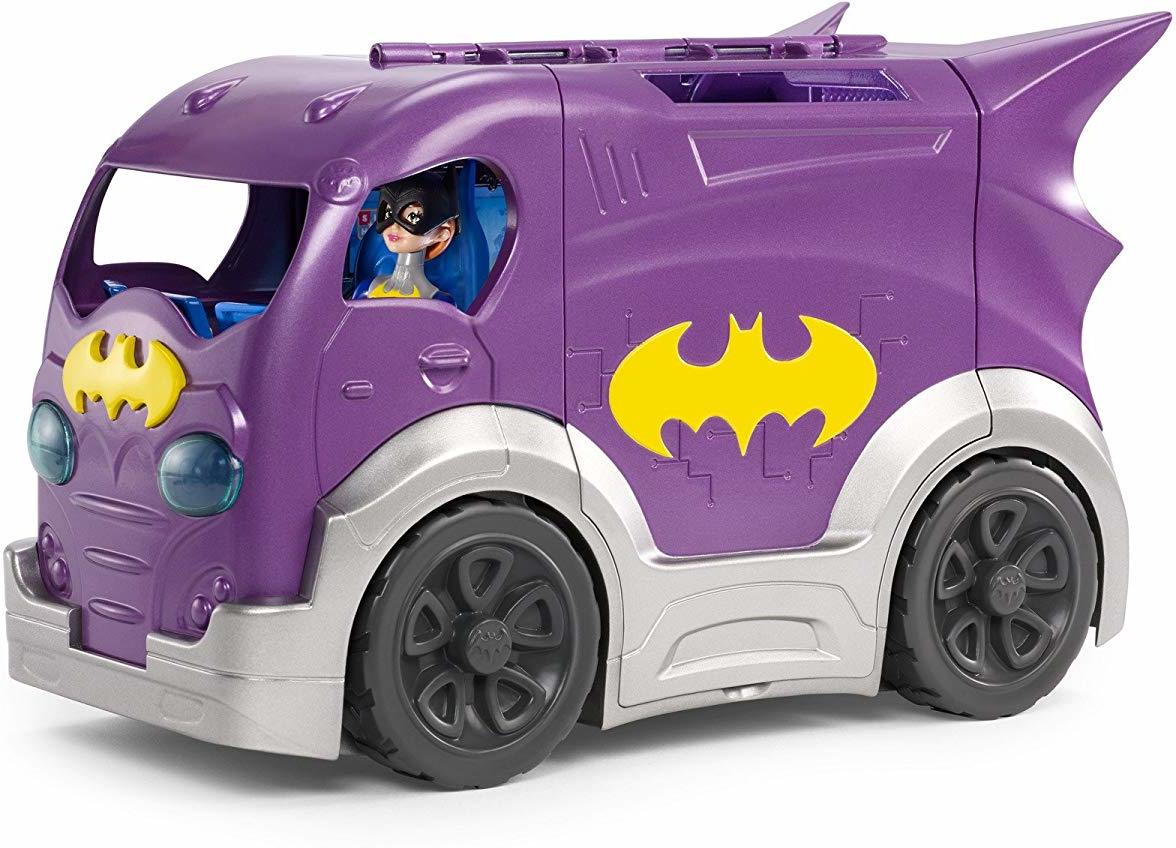 Mattel DVG94 - DC Comics - Super Hero Girls - Missions Fahrzeug, Kommandozentrale, Batgirl