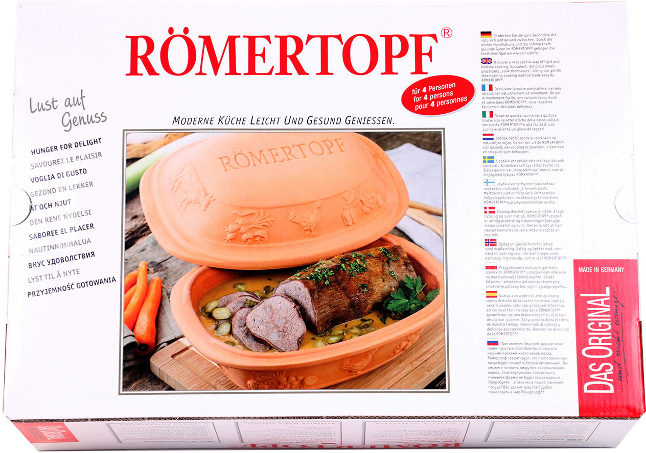 Römertopf Bräter Rustico Keramik Dampfgarer 2,5 kg