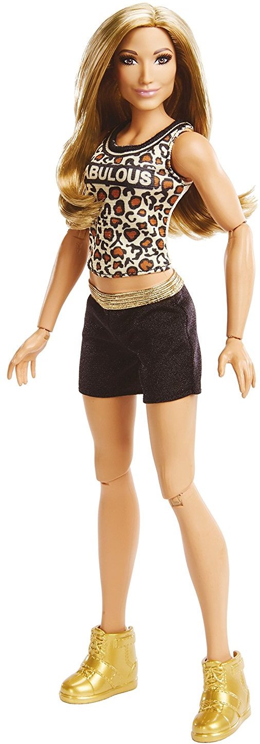 Mattel FTD84 WWE Girls Superstar Carmella 30 cm Puppe, Mädchen Puppen