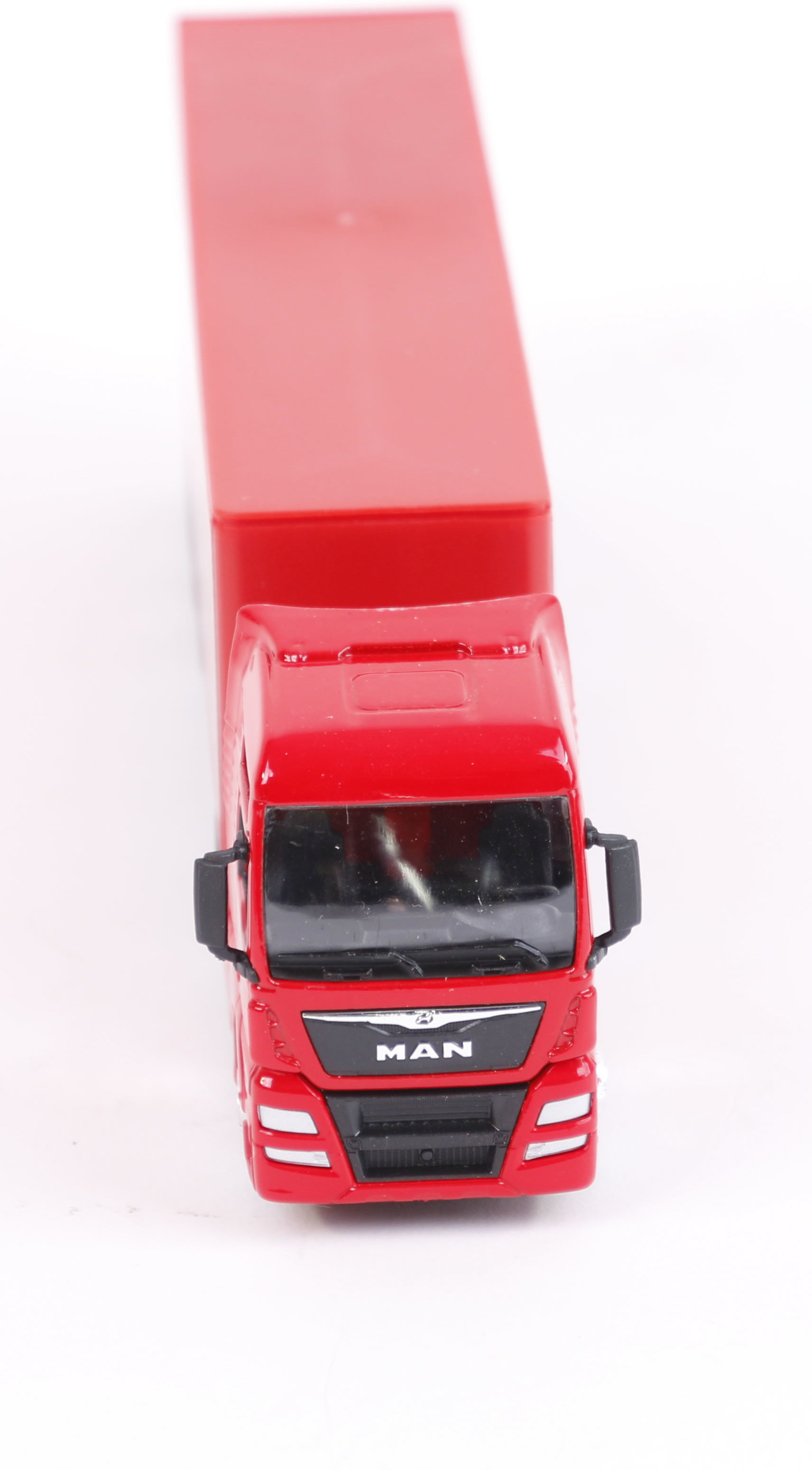 2 x WELLY 1:64 LKW mit Anhänger MAN Zugmaschiene