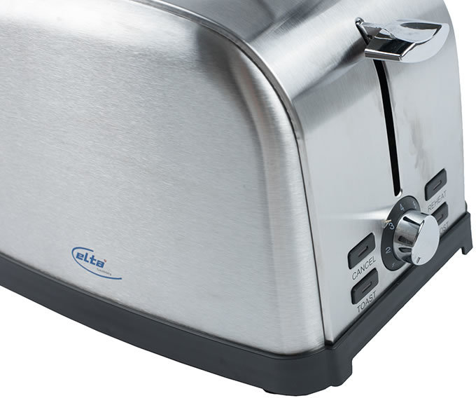 Elta Toaster Edelstahl Cool Touch / Elta ToasterStainless Steel Cool Touch 850-1000W