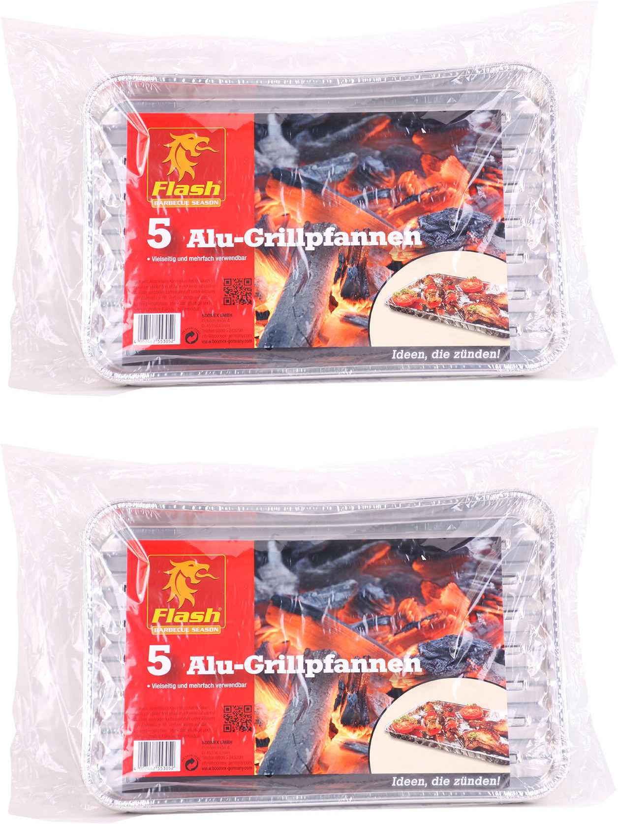 Flash Alu-Grillpfanne, eckig, 10 Stk