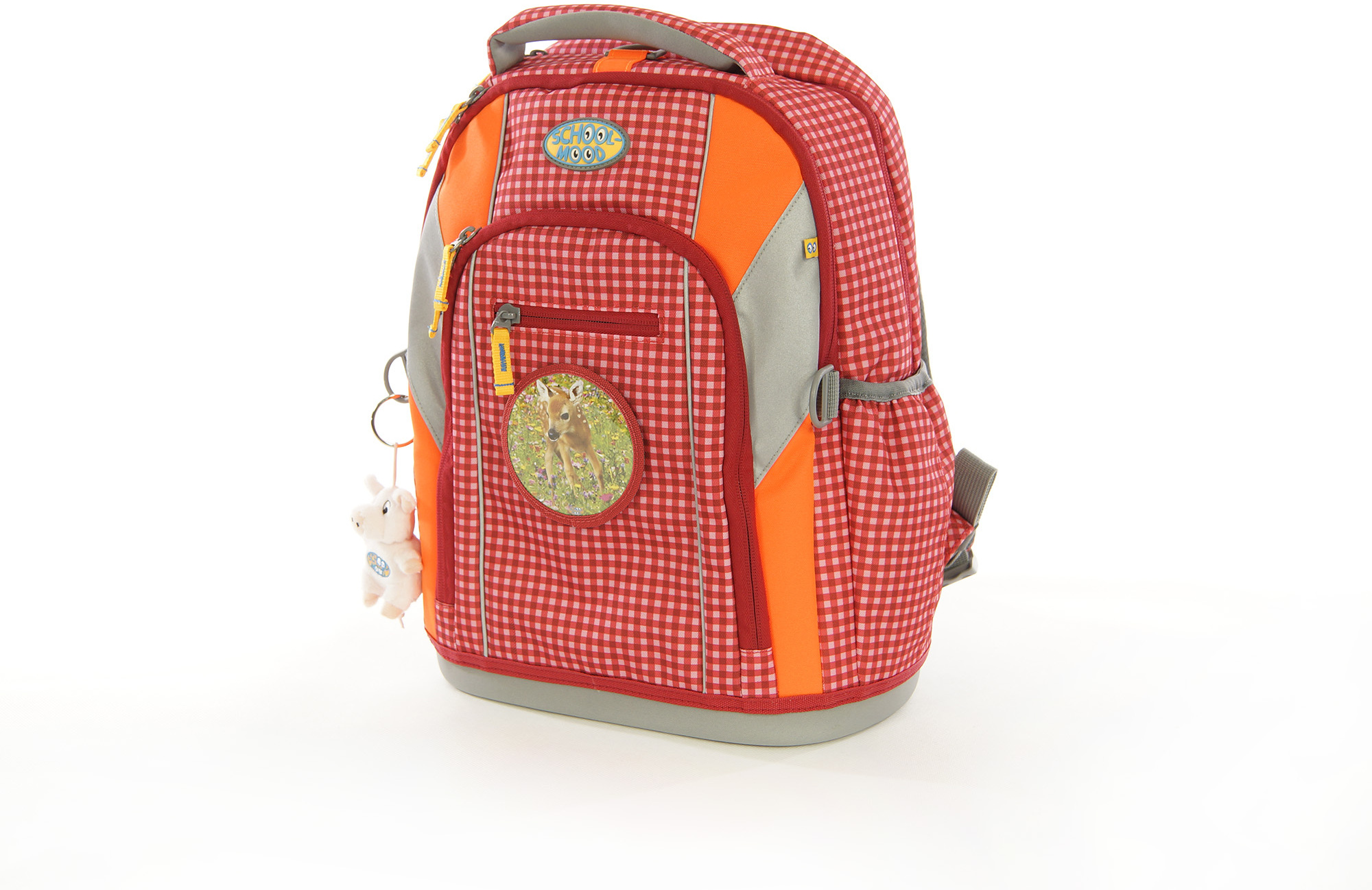 Schulranzenset Loop Rehkitz für Mädchen 7 Teilig Tornister Schulrucksack Set