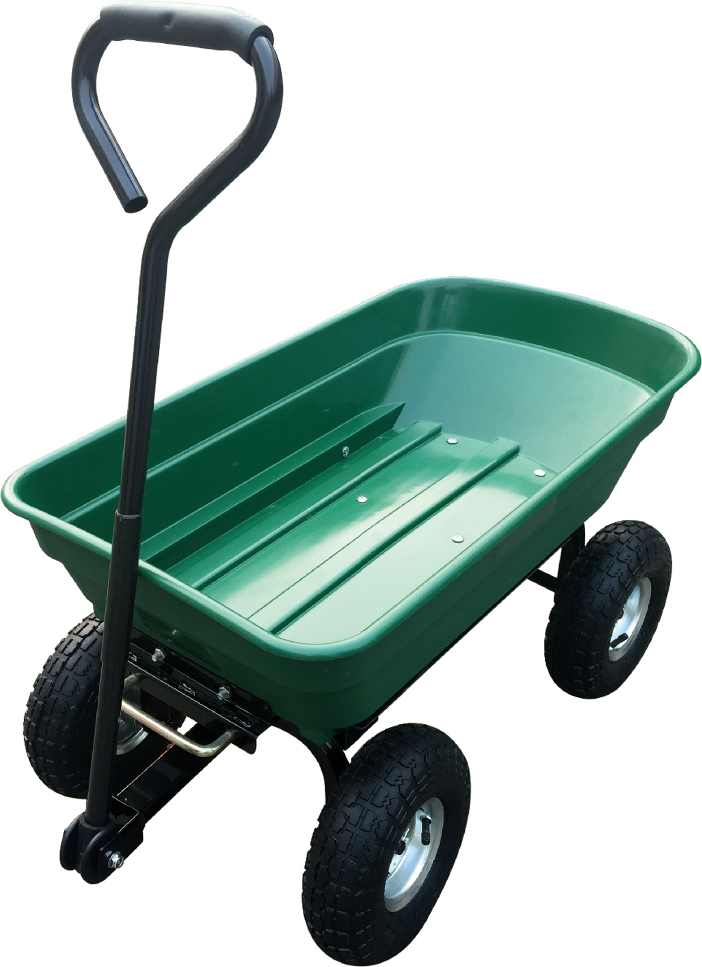 Bollerwagen Transportwagen Handwagen Gartenkarre Luftreifen Holz Gartenanhänger