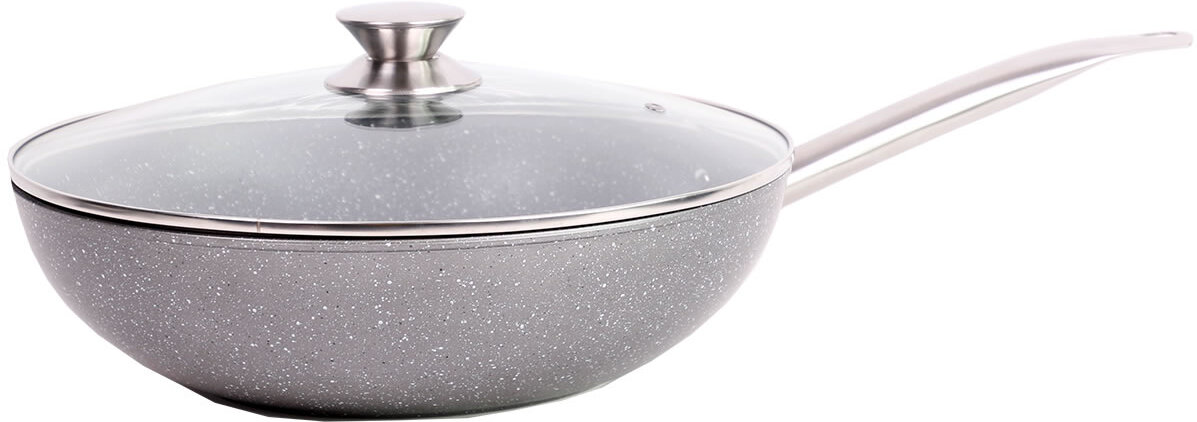 Peterhof PH-25351-32; Wok mit Deckel, Aluminium 32 cm 32cm