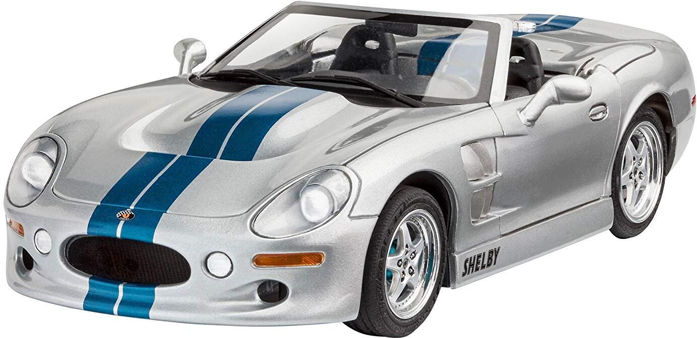 Revell 12 Modellbausatz 07039 „Shelby Series I“, Auto im Maßstab 1:25, Level 4, originalgetreue Nachbildung mit vielen Details