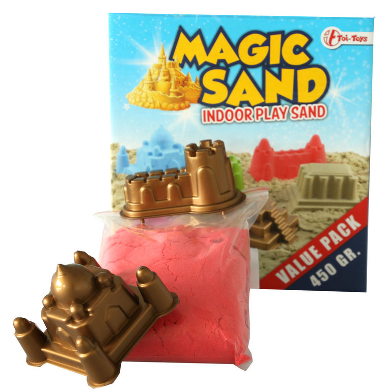 Magic Sand IndoorPlay Sand Kinetischen Sand Rot 450 gr.