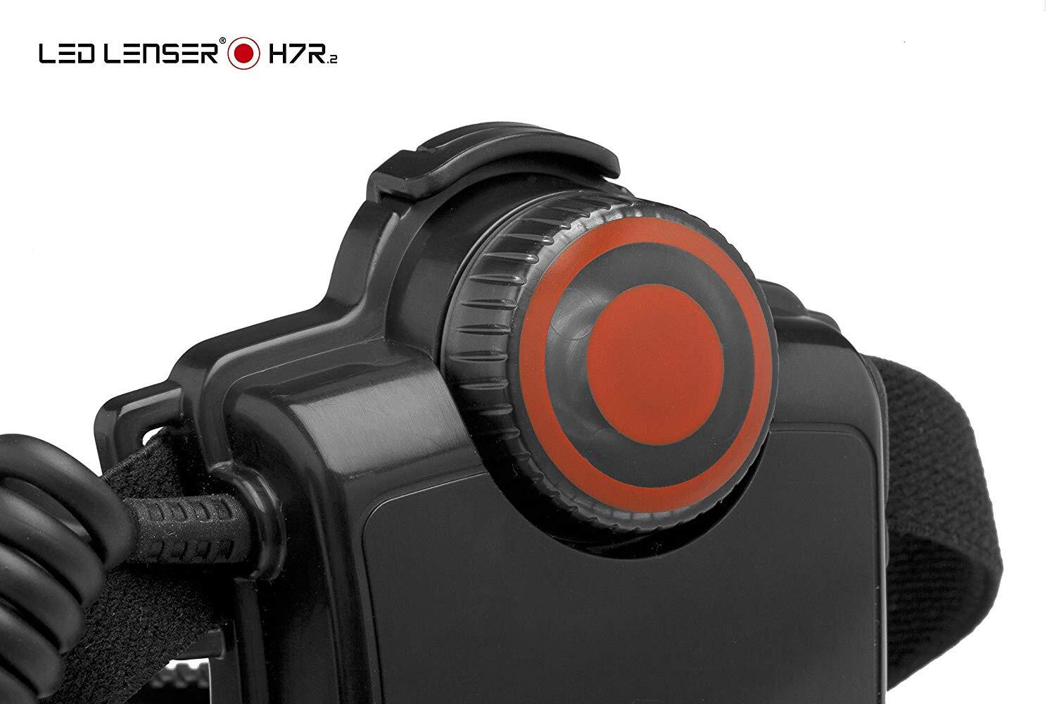 Ledlenser Stirnlampe H7R.2 - Hochwertige LED Allround-Kopflampe - aufladbar - bis zu 30 Stunden Laufzeit - 300 Lumen