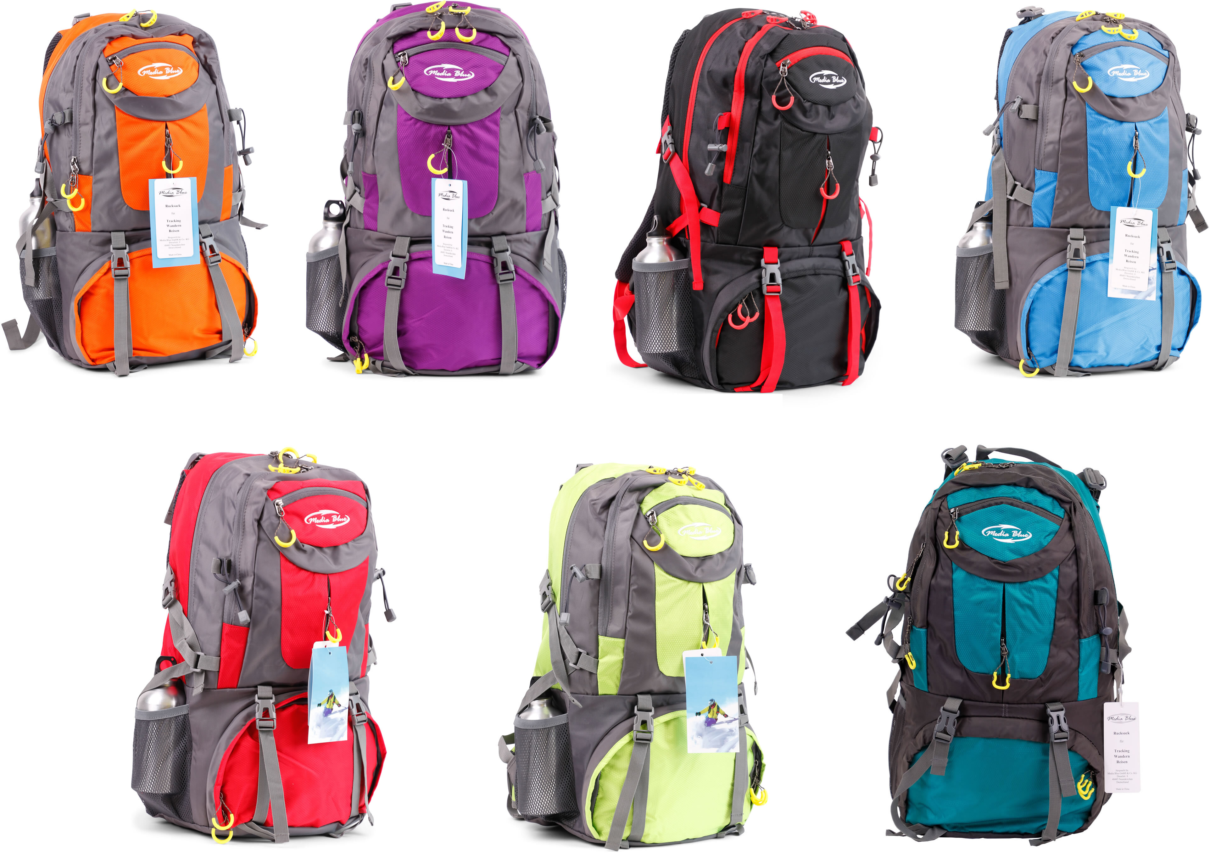 45 Liter Erwachsene Wanderrucksack Trekkingrucksack Rucksack Verschidene Farben