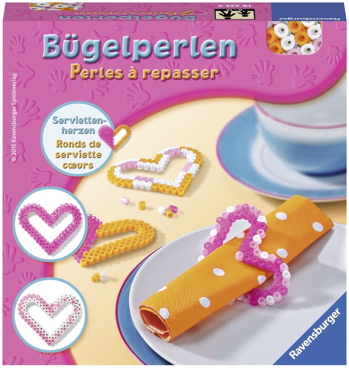 Ravensburger 18255 - Bügelperlen Serviettenherzen