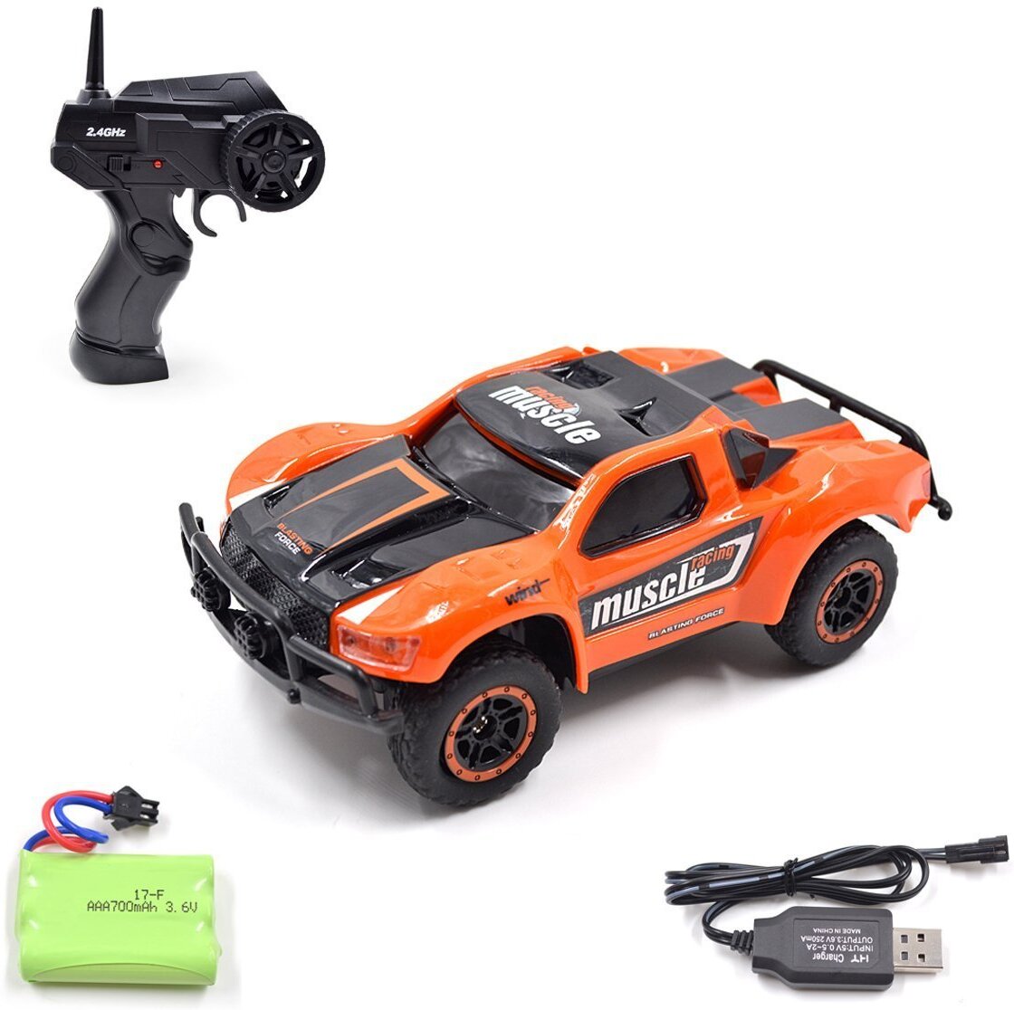 HSP Himoto 2,4Ghz RC Ferngesteuerter Mini Off-Road Short Course Truck, Maßstab 1:43 mit 4WD Antrieb, Fahrzeug, Auto, Car, OVP