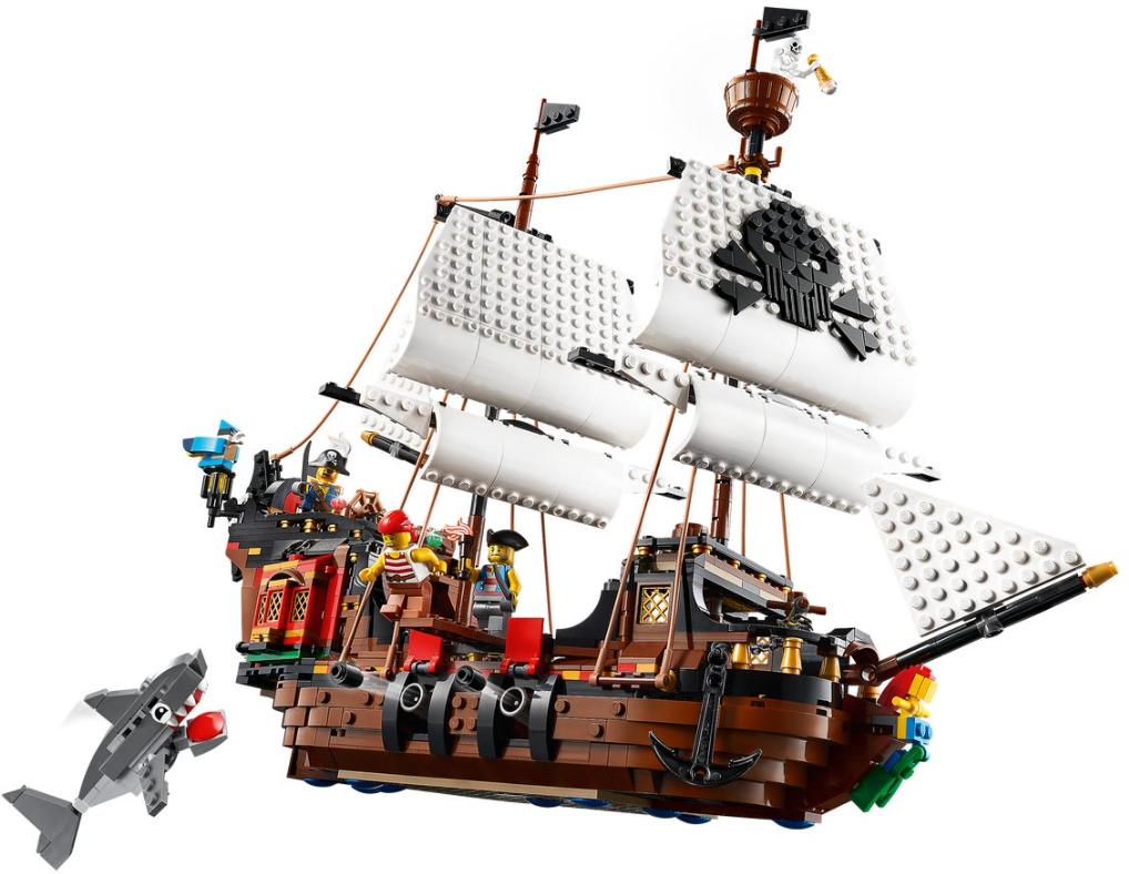 LEGO® 31109 Creator 3-in-1-Spielzeug „Piratenschiff“