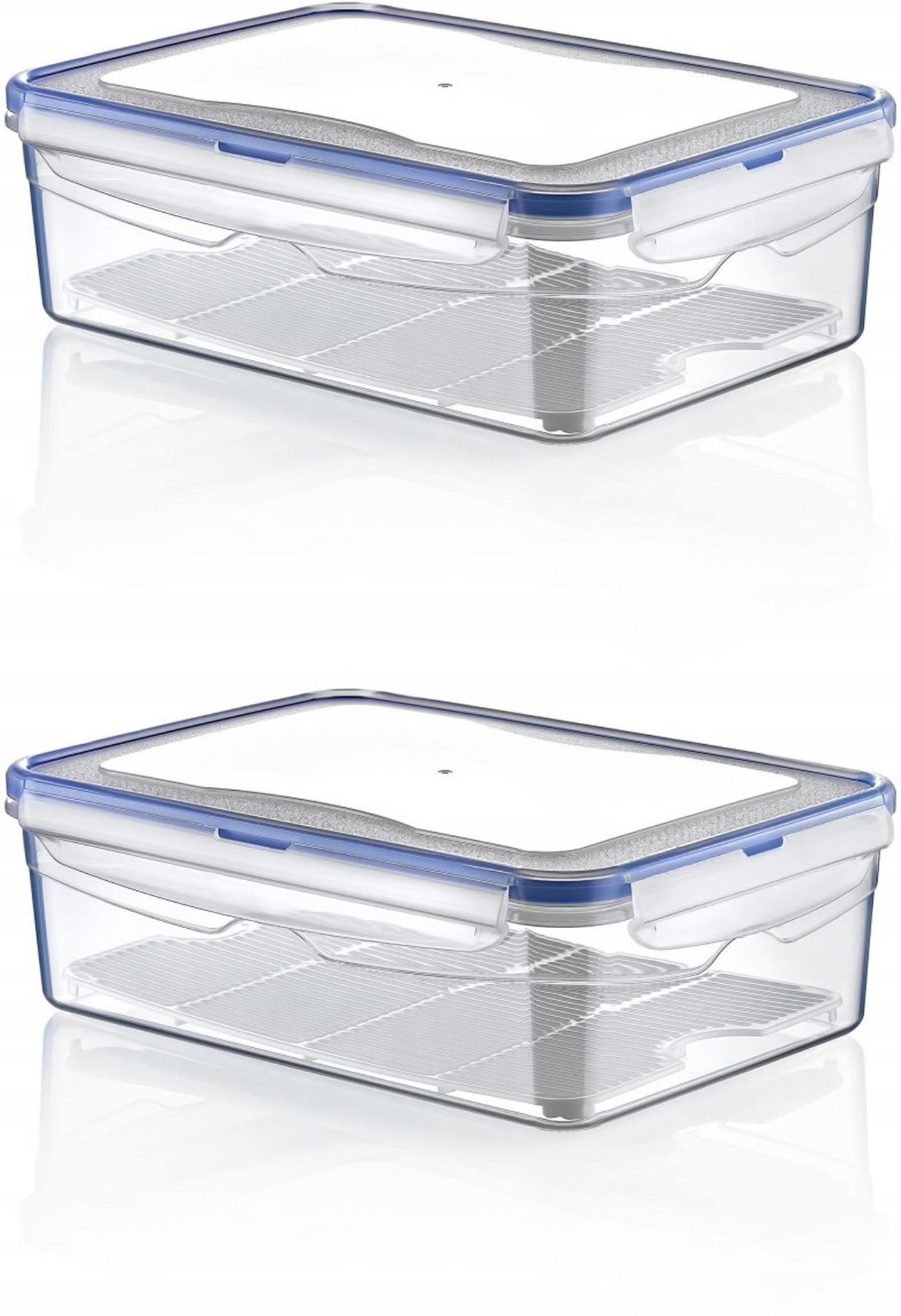 Hobby Life 2,6 Liter Aufbewahrungsbox aus Plastik, rechteckig, luftdicht, Transparent