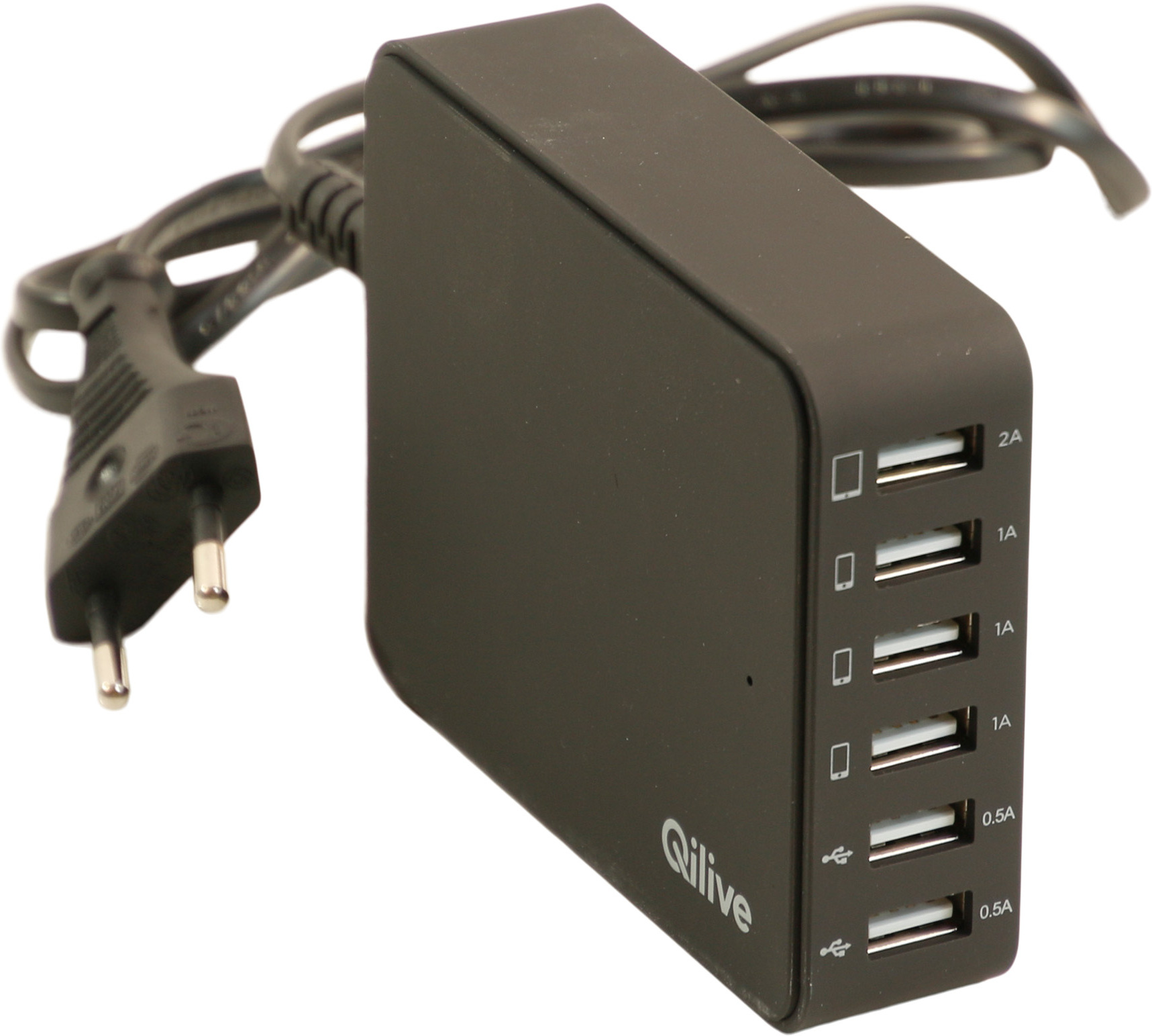 Qilive 861887 Host-Schnittstelle: USB 2.0.
Hub-Schnittstelle: USB 2.0. Farbe: Schwarz