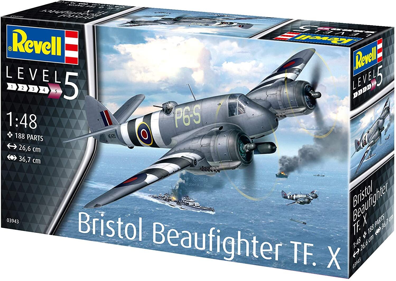 Revell REV-03943 14 Modelmaking Bristol Beaufighter TF. X