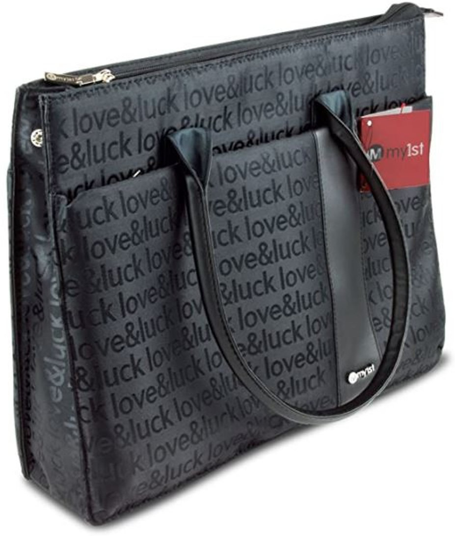 my1st Damen Business-Tasche für Laptop bis 15“ - Anti-Shock Umhängetasche/Laptoptasche für Büro und Uni – Orig. Damen-Handtasche