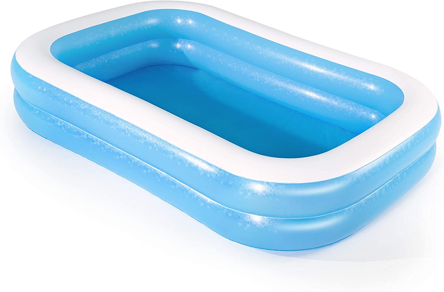 Bestway 54006 Family, Pool rechteckig für Kinder, leicht aufbaubar, blau, 262x175x51 cm, Color