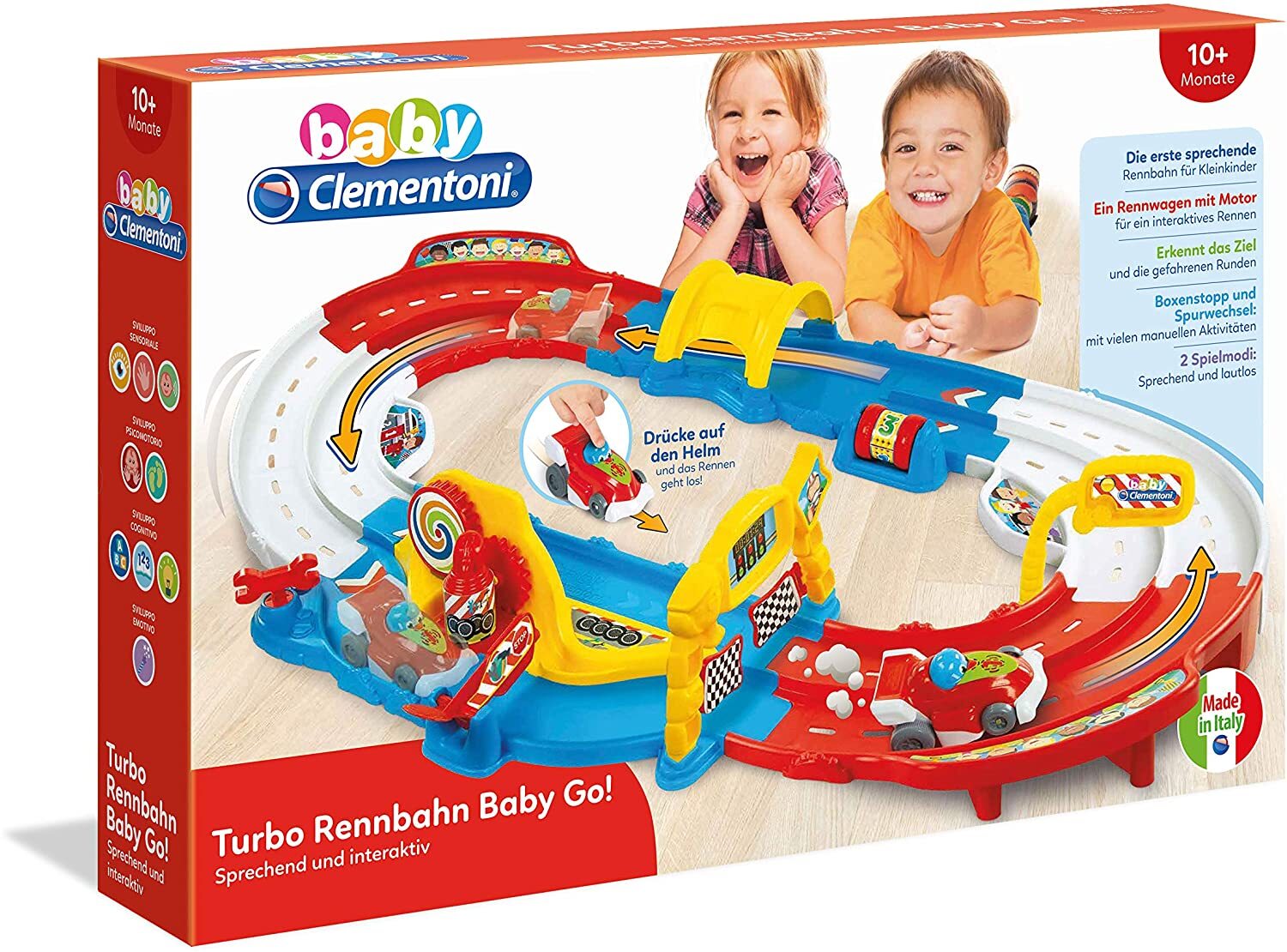 Clementoni 59131 Turbo Rennbahn, Mehrfarben