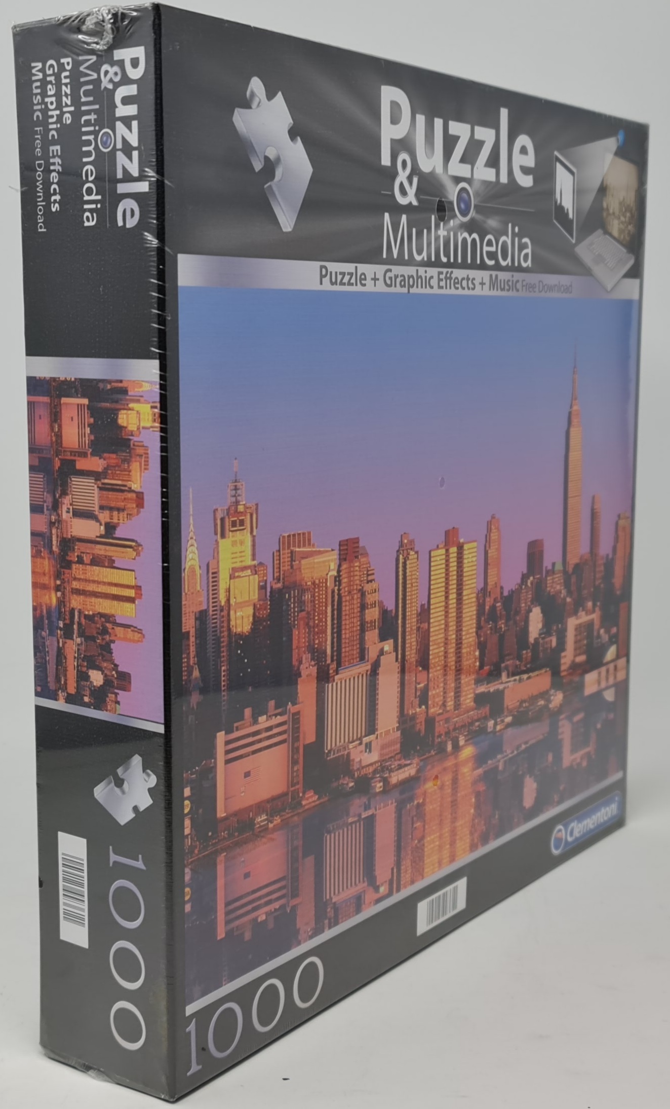 Clementoni 99361 -Multimedia Puzzle 1000 Teile, New York