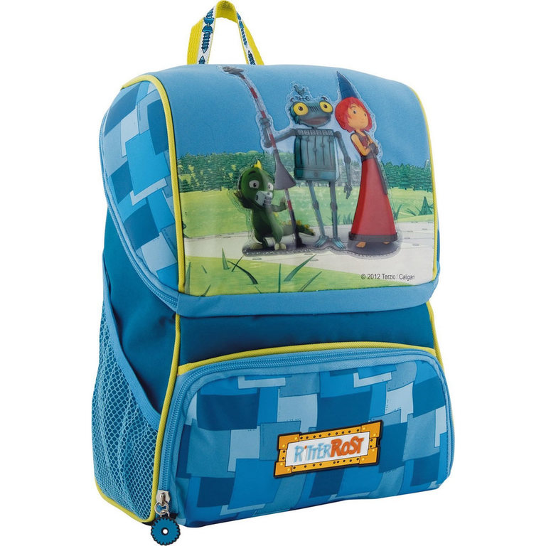 Ritter Rost Kindergarten Rucksack mit Brustgurt, blau