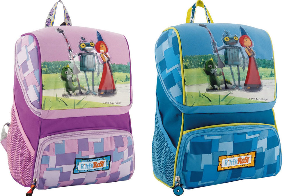 Ritter Rost Kindergarten Rucksack mit Brustgurt, blau