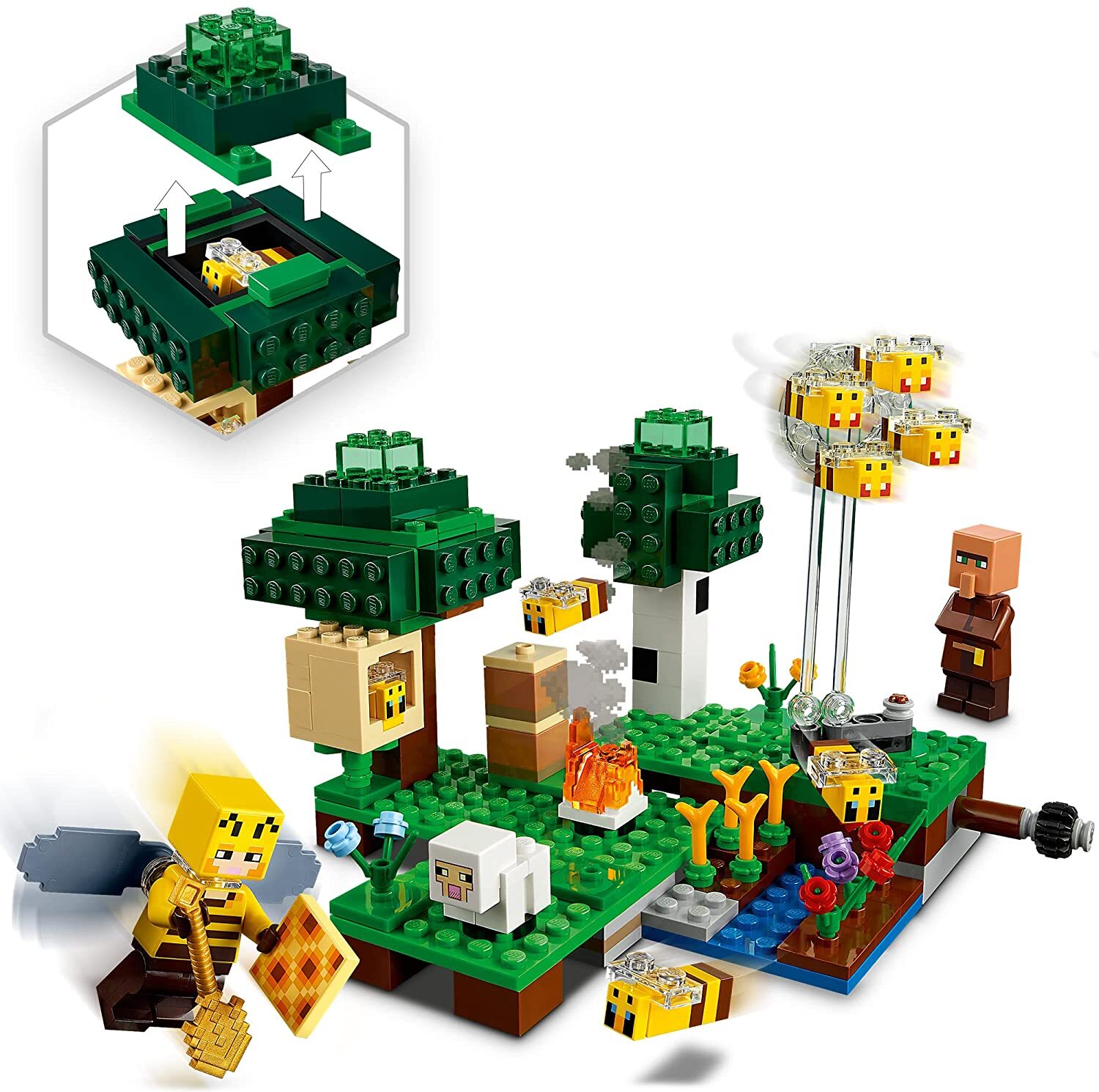 LEGO® 21165 Minecraft™ Set „Die Bienenfarm“