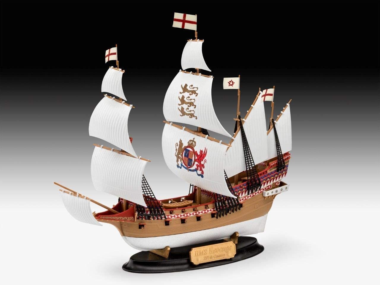 Revell REV-65661 Model Set HMS Revenge, 1:350 Modellbausatz + Zubehör, farbig