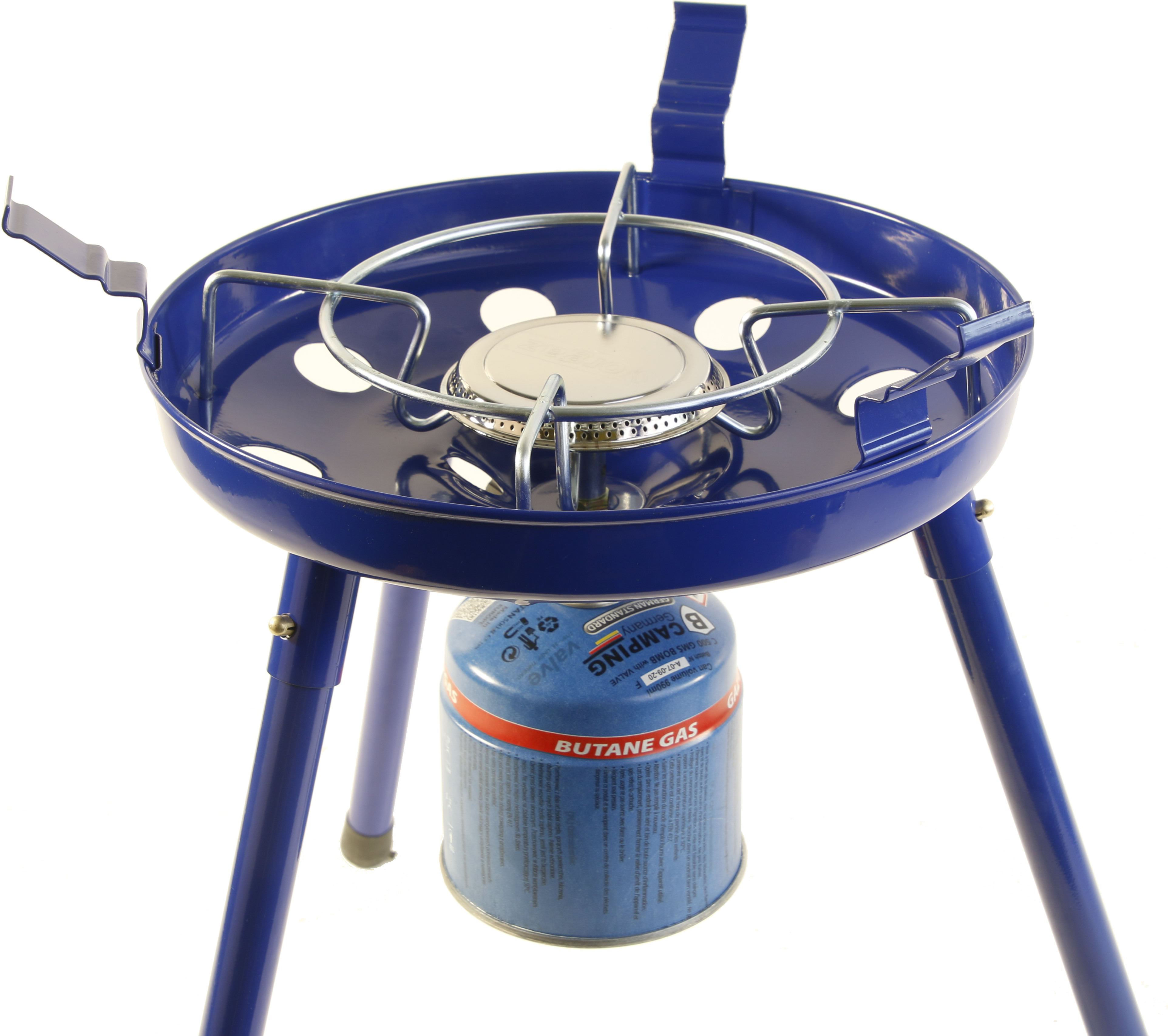 Camping Gasgrill 3in1 - kompatibel mit Schraubventilkartuschen