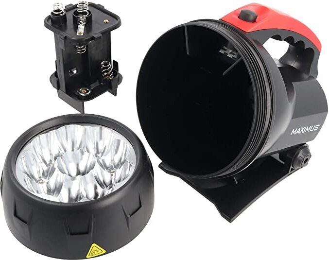 LED-Arbeitsleuchte mit 10 weissen LED 100 Lumen Power ohne die erforderlichen Mono D Batterien