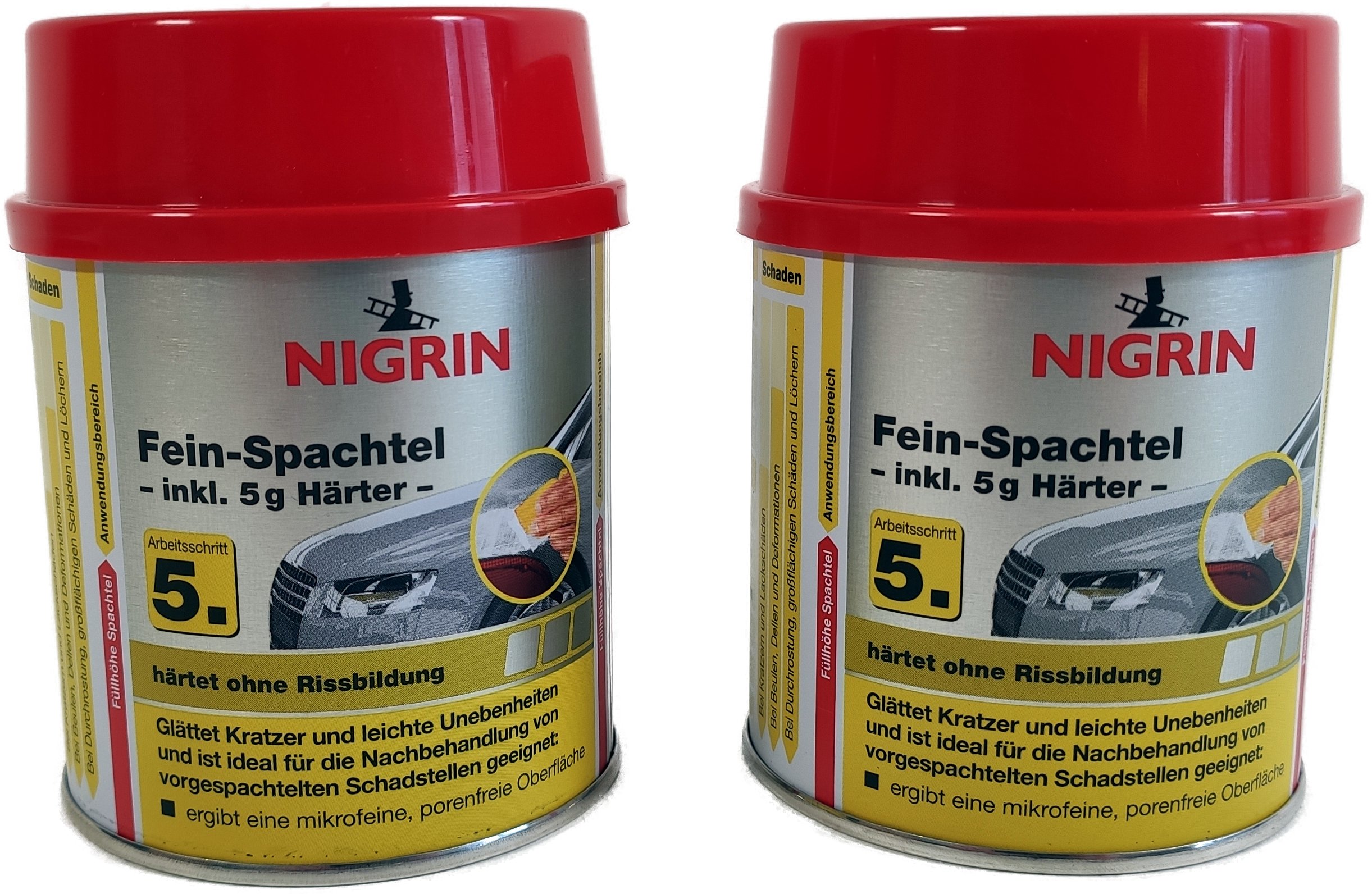 Nigrin Fein Spachtel 74950 250g, 2 Stück