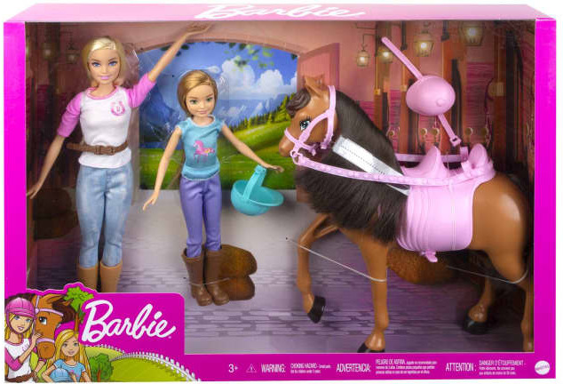 Barbie Reitspaß Spielset Mit Barbie & Stacie (GXD 65)