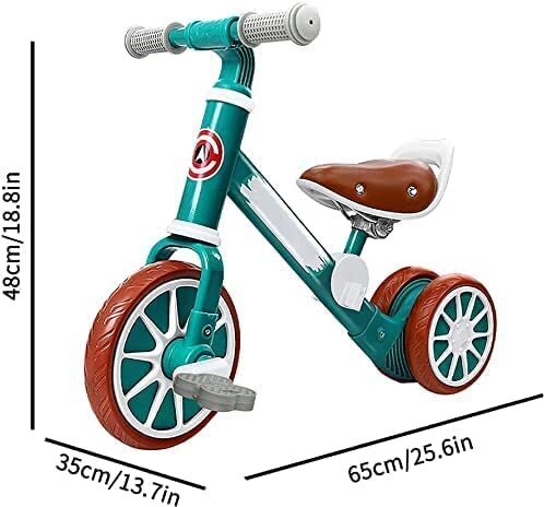 Laufrad »2 in 1 Balance Lauflernrad für Kinder ab 9 Monaten«, drei Räder Kinderfahrrad mit abnehmbaren Pedalen