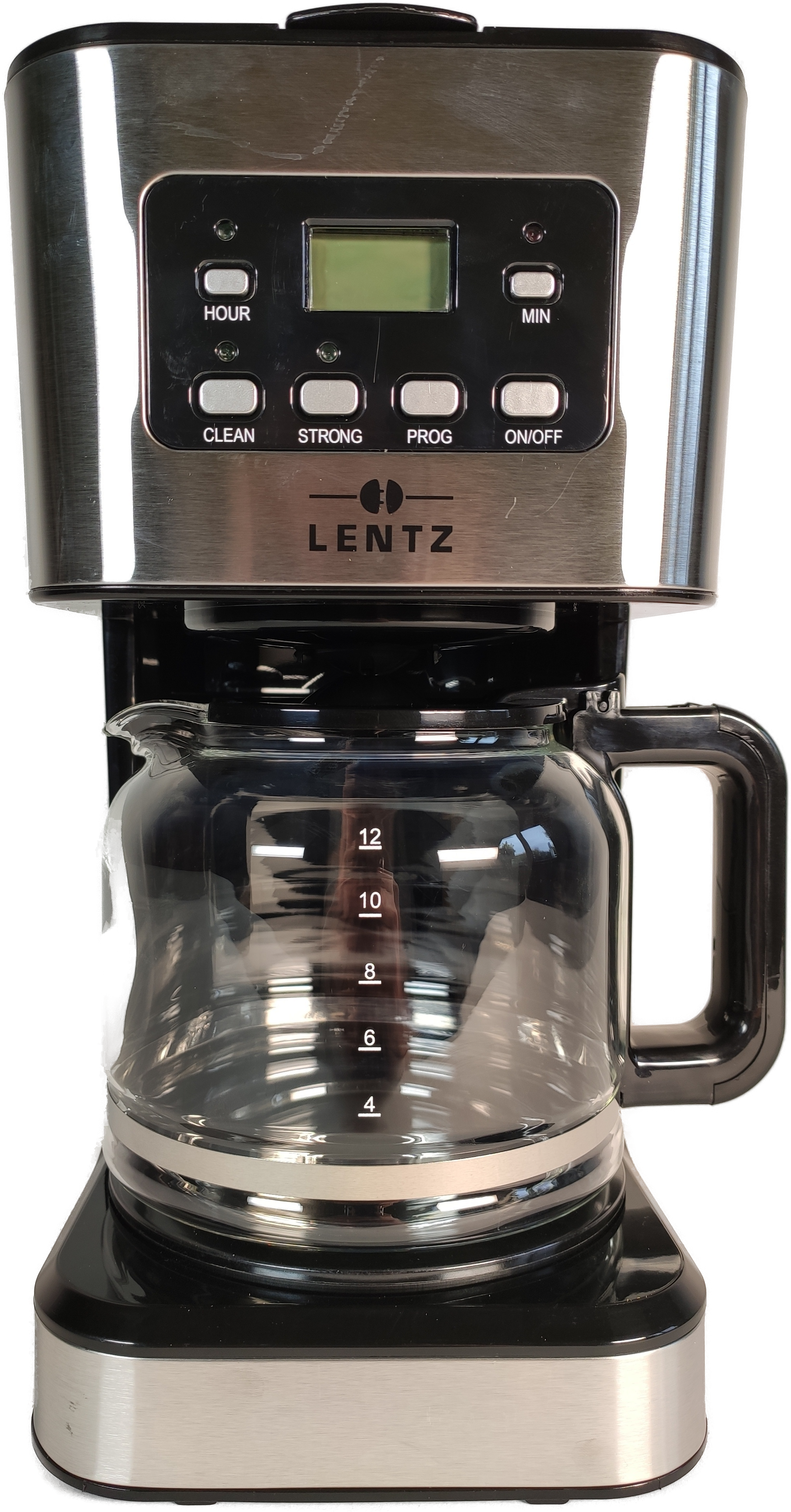 Lentz Kaffeemaschine, 1,5L, Timerfunktion, wiederverwendbarer Filter