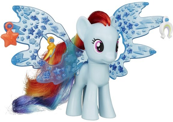 Hasbro B0358EU4 - My Little Pony Ponys mit Flügeln und Anhängern, Sortiert Blau