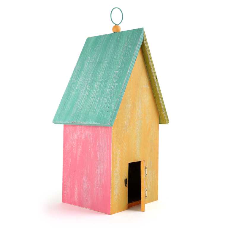 Vogelhaus Hello Birdie mehrfarbig bunt