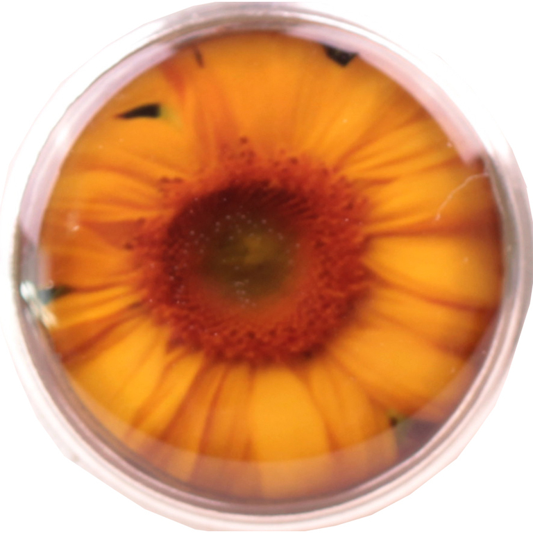 Chunk Beads mit einer Sonnenblume