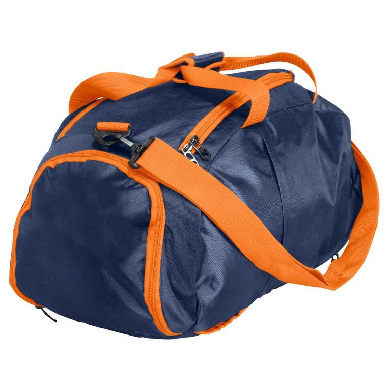 Rucksack Tasche Denver in Blau mit Orange für Sport und Freizeit