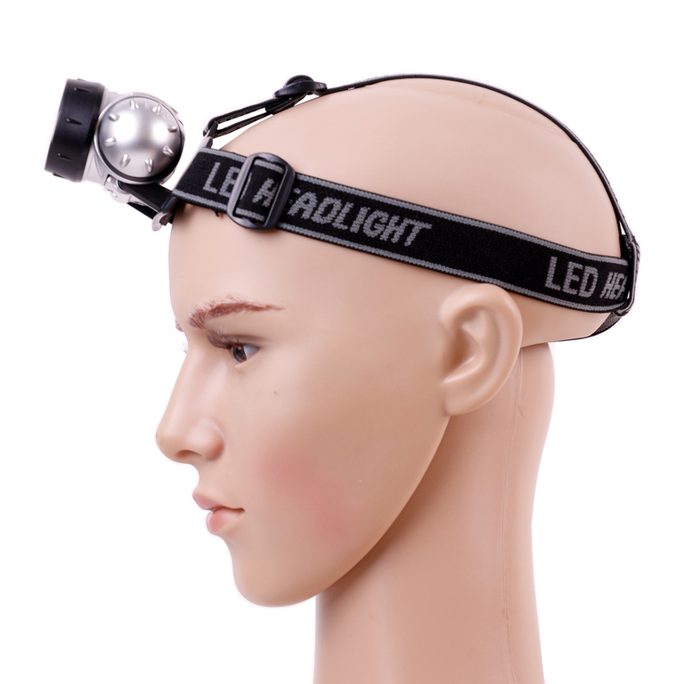 LED Stirnlampe - Kopflampe mit 14 LED am Kopfband verstellbar