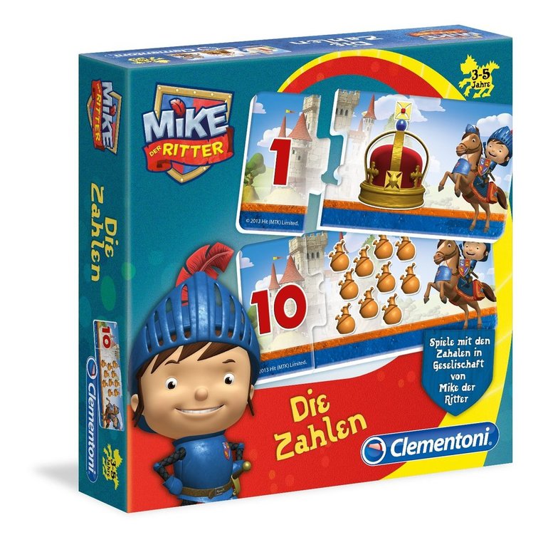 Mike der Ritter - Die Zahlen - Clementoni 69329 Legespiel