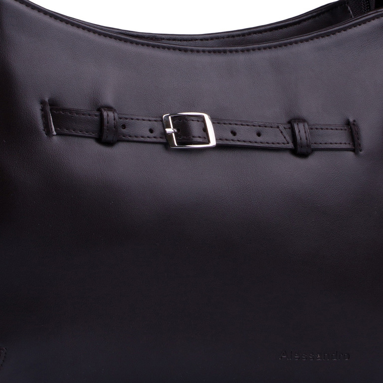 Damenhandtasche in Dunkel-Braun aus der Alessandro Collection